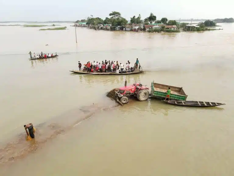 Flooding in Sunamganj, Banglash.